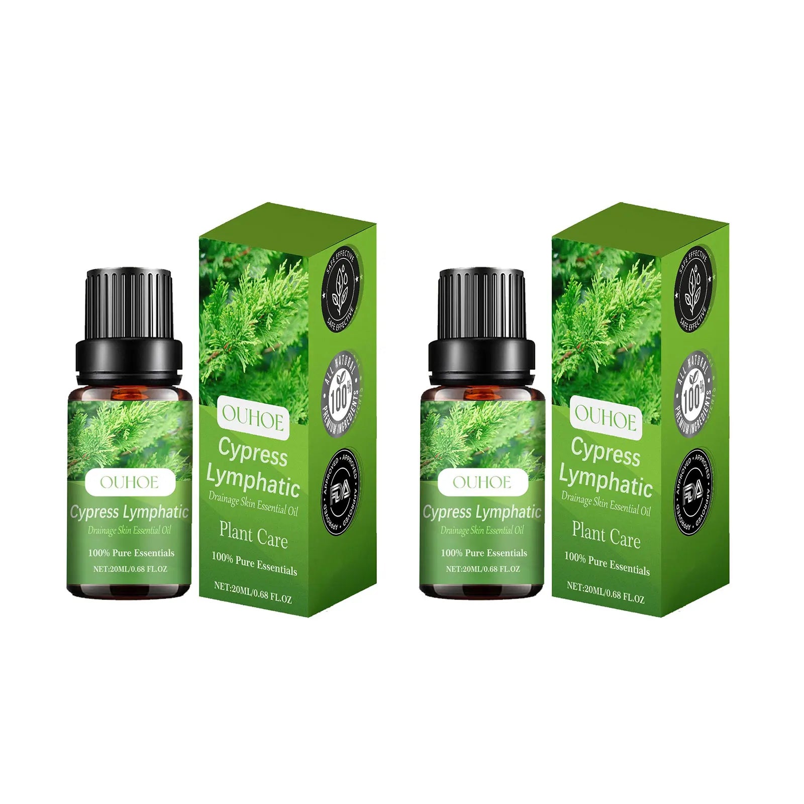 Lymphatic Drainage Oil Weight Loss Detox Fat Burning Promote Metabolism Firming Belly Thigh Body Massage Cypress Essential Oil