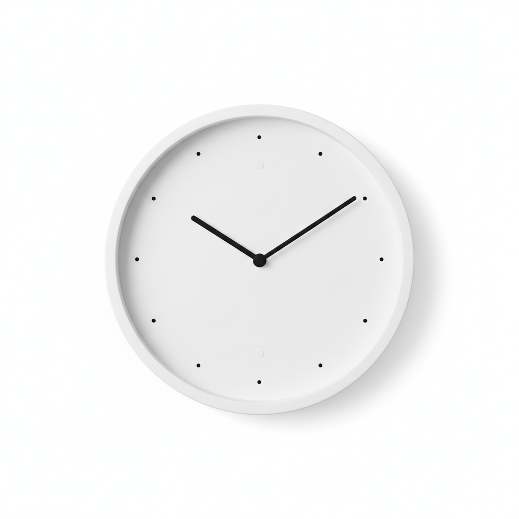 Minimalist Silent Wall Clock