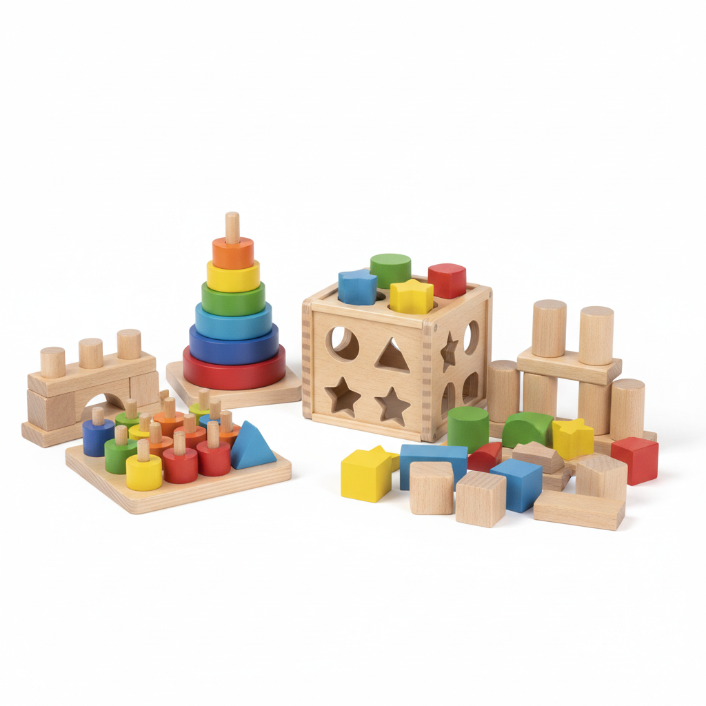 Montessori Wooden Toy Set – Educational Learning Toys